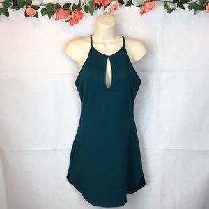 ✨50K SALE✨ Emerald Key hole teal dress